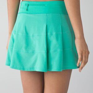 Lululemon Pace Rival Skirt II (Tall), Bali Breeze (Blue/Green), Size 6 Tall